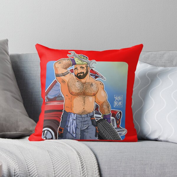 CARLOS LIKES CARS Throw Pillow