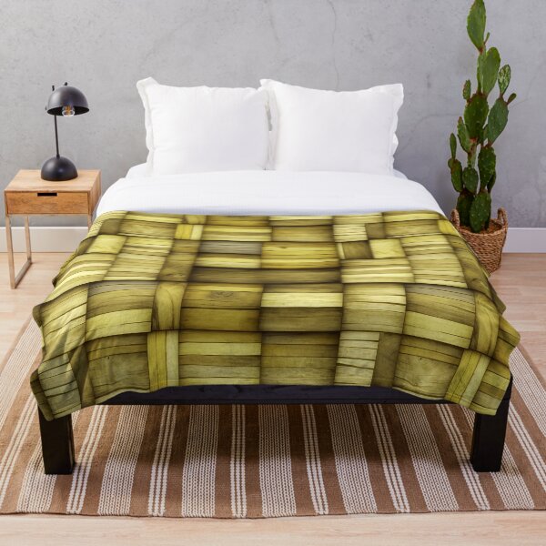 Item preview, Stacked Wood Pattern in Warm Yellow and Natural Tones designed and sold by MeLYQc.