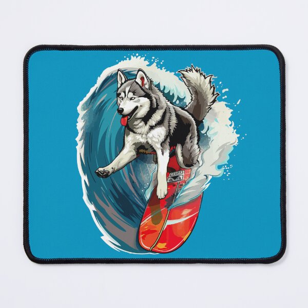 Item preview, Surfing Husky designed and sold by VelvetRoom.
