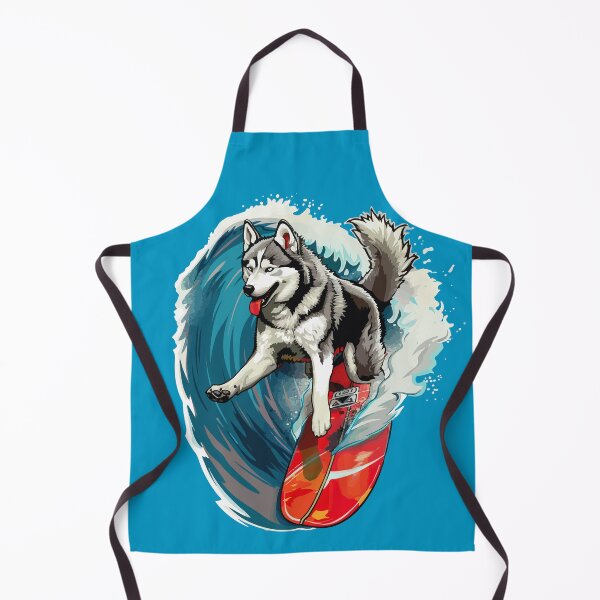 Item preview, Surfing Husky designed and sold by VelvetRoom.