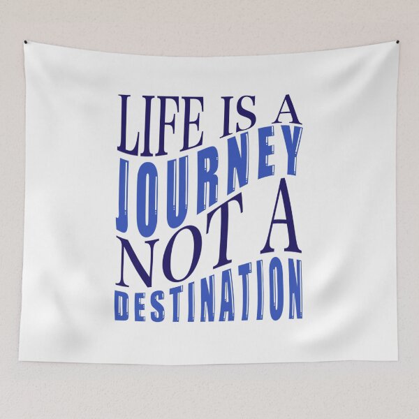Item preview, Life is a journey not a destination | Quotes  designed and sold by WarmlyArts.