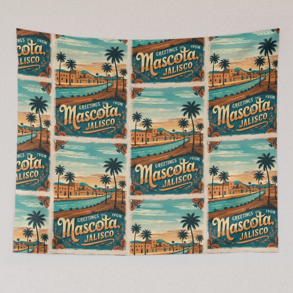 Item preview, Mascota Jalisco Mexico Magic Town Postcard Vintage Travel designed and sold by TravelPostcardGems.