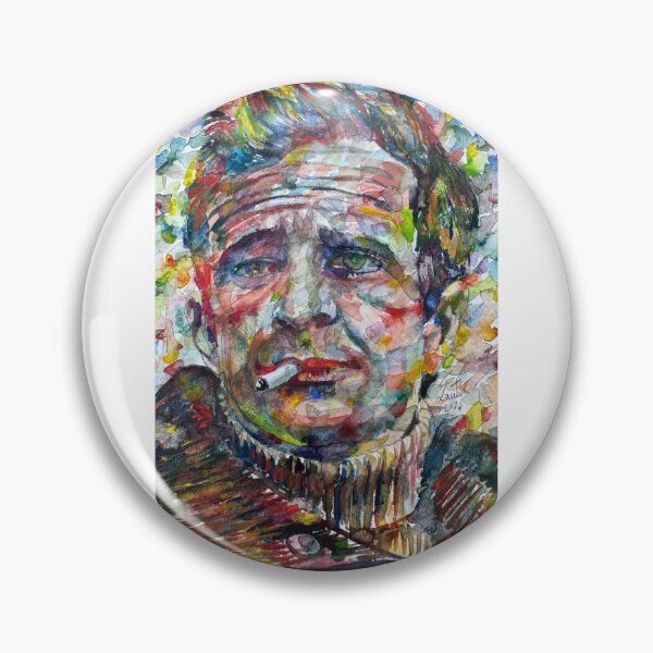 Item preview, FRANCOIS TRUFFAUT watercolor portrait designed and sold by lautir.