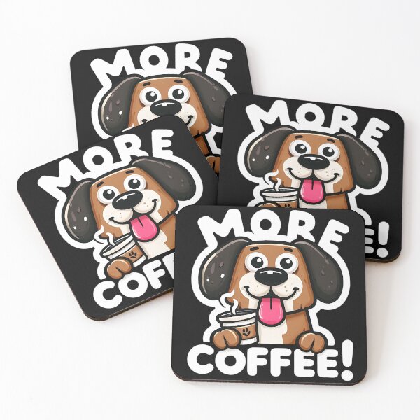 Item preview, More Coffee Dog designed and sold by Haji  Kamora.