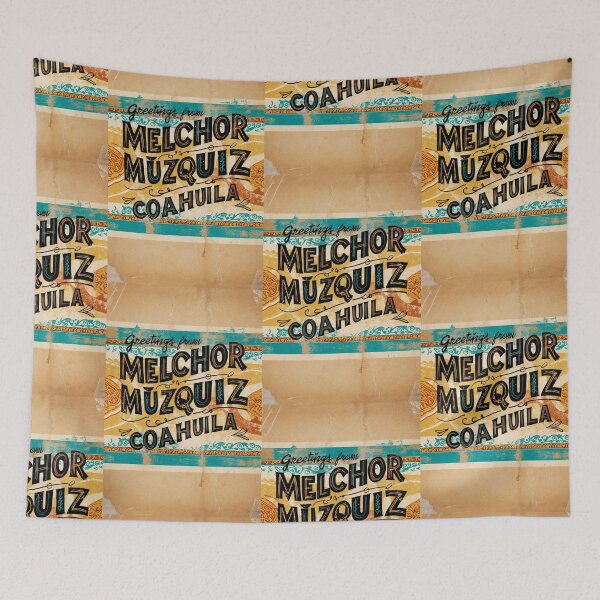 Item preview, Melchor Muzquiz Coahuila Mexico Magic Town Postcard Vintage Travel designed and sold by TravelPostcardGems.