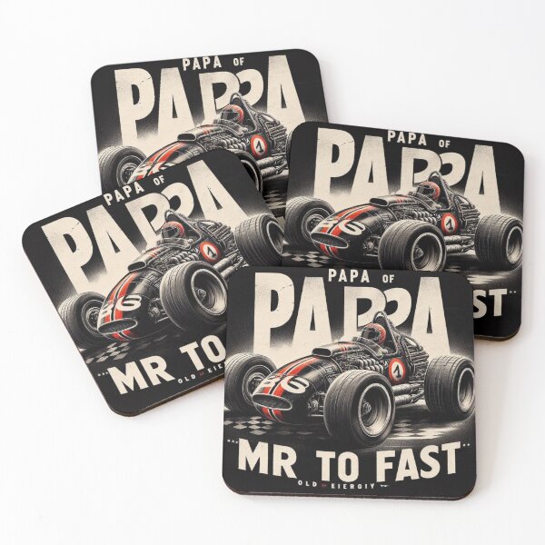 Item preview, Papa Race Car Birthday Racing Car Mr. Two Fast T-Shirt designed and sold by Elouk.
