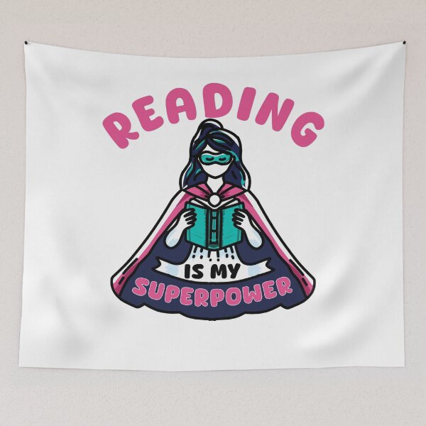 Item preview, Reading is My Superpower designed and sold by VinsendDraconi.