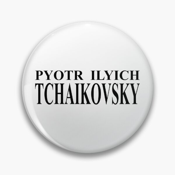 Item preview, Pyotr Ilych Tchaikovsky - TNR - Black - RB designed and sold by GrandArtists.
