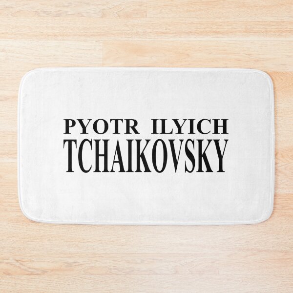 Item preview, Pyotr Ilych Tchaikovsky - TNR - Black - RB designed and sold by GrandArtists.