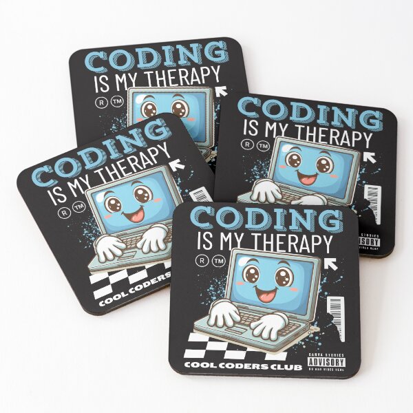 Item preview, Coding is my therapy designed and sold by Peerless-Prime.