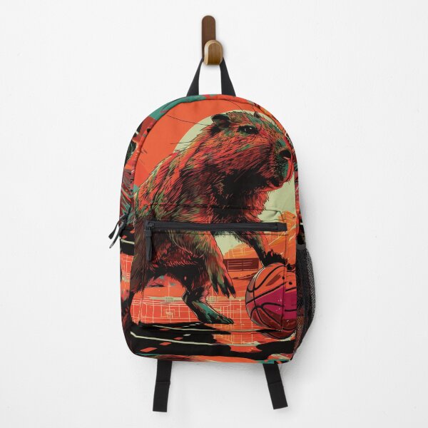 Item preview, Capybara playing basketball - Sporty Spice designed and sold by WaveVisions.