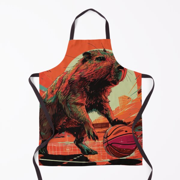 Item preview, Capybara playing basketball - Sporty Spice designed and sold by WaveVisions.