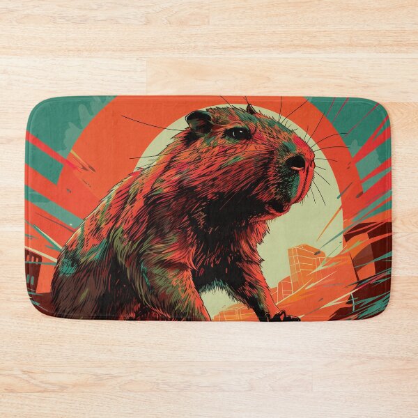 Item preview, Capybara playing basketball - Sporty Spice designed and sold by WaveVisions.