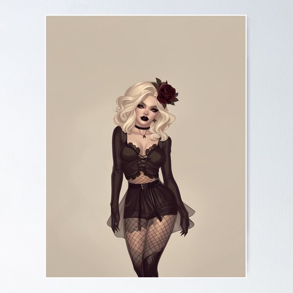 Item preview, Blonde Goth Girl designed and sold by KERaney.