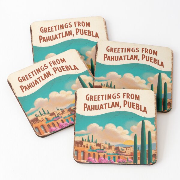 Item preview, Pahuatlán Puebla México Pueblo Mágico Postal Vintage Travel designed and sold by TravelPostcardGems.