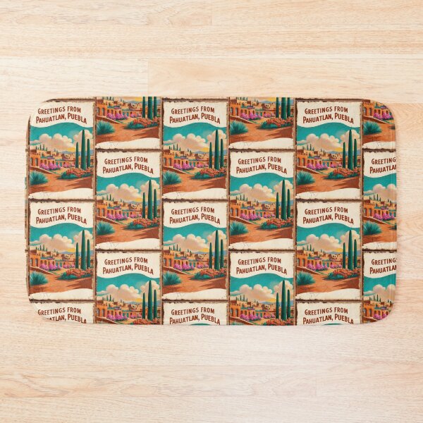 Item preview, Pahuatlan Puebla Mexico Magic Town Postcard Vintage Travel designed and sold by TravelPostcardGems.