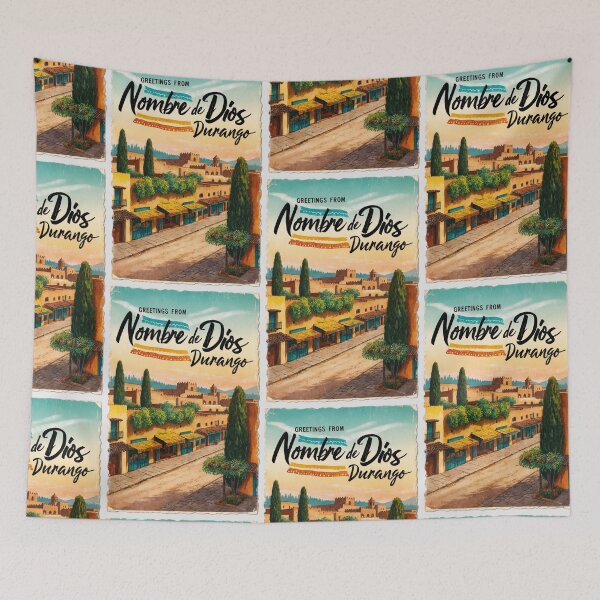 Item preview, Nombre de Dios Durango Mexico Magic Town Postcard Vintage Travel designed and sold by TravelPostcardGems.