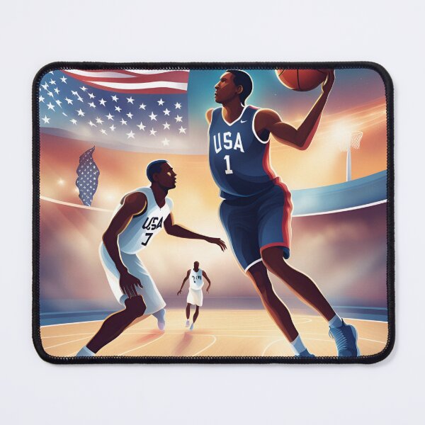 Item preview, Usa flag and basketball designed and sold by savarona.