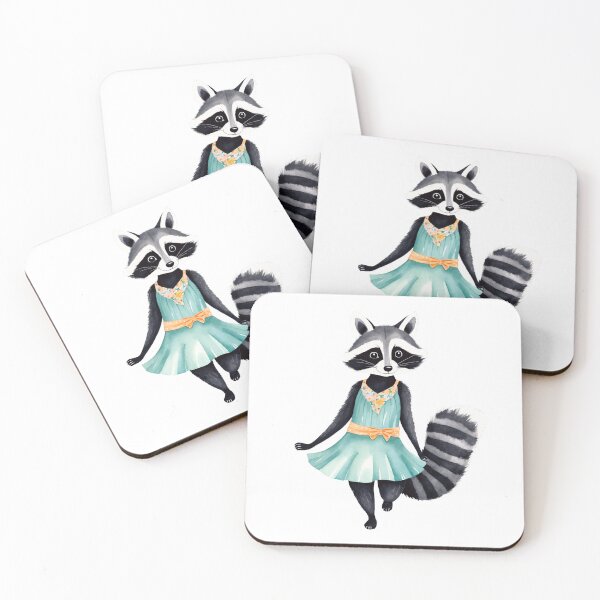 Item preview, Charming Watercolor Raccoon designed and sold by Victoria Riabov.