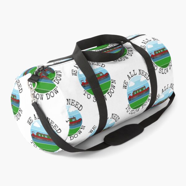 Item preview, Narrowboat, We All Need To Slow Down, Canal Boat Funny designed and sold by doodlerob.