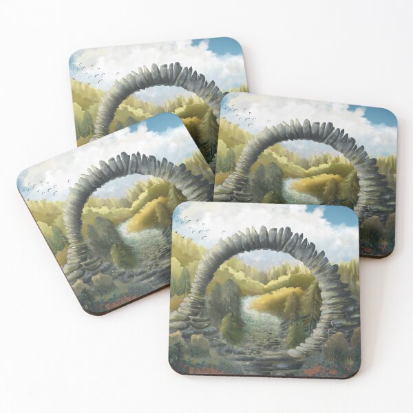 Item preview, Fairy Gate Magical Landscape  designed and sold by Pixel & Petal Co..