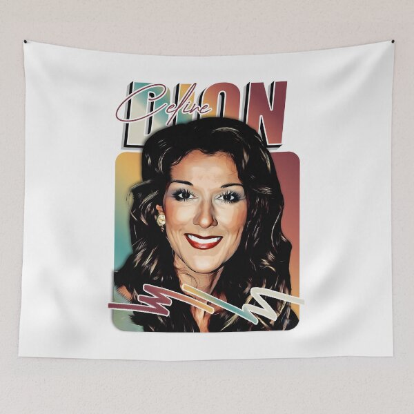 Item preview, Smiling Celine Dion Vintage Style designed and sold by vanzone-studio.