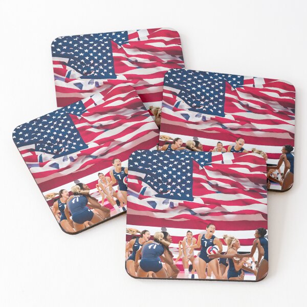 Item preview, Usa flag and volleyball designed and sold by savarona.