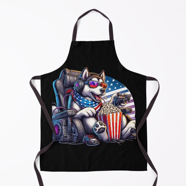 Item preview, Huskey Popcorn American 4th Of July Gaming Controller Gamer designed and sold by Artistoos.