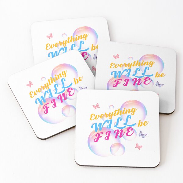 Item preview, Everything Will Be Fine designed and sold by ElegantOutlines.