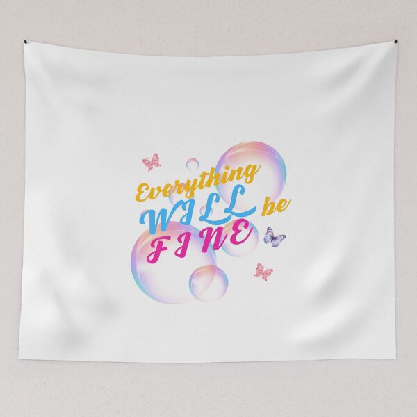 Item preview, Everything Will Be Fine designed and sold by ElegantOutlines.
