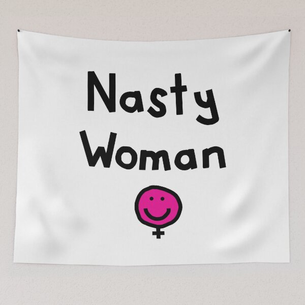 Item preview, Nasty Woman Supports Kamala Harris designed and sold by ellenhenry.