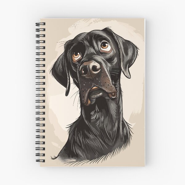 Item preview, Black Labrador Retriever Caricature designed and sold by Liededrom..