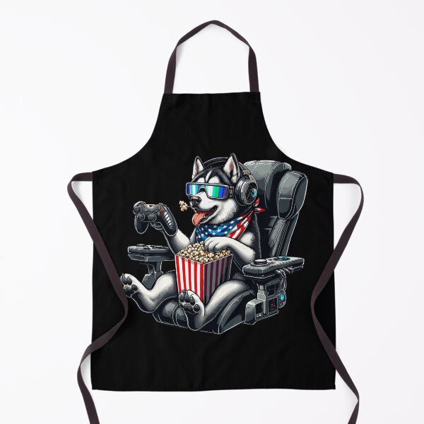 Item preview, Huskey Popcorn American 4th Of July Gaming Controller Gamer designed and sold by Artistoos.
