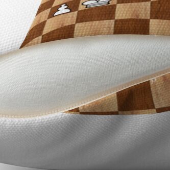 Alternate view of Game of Chess, #bishop, #capture, #castle, #check, checkmate, chess, chessboard, chessman Throw Pillow