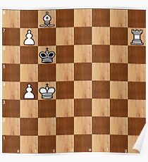 Game of Chess, #bishop, #capture, #castle, #check, #checkmate, #chess, #chessboard, #chessman Poster