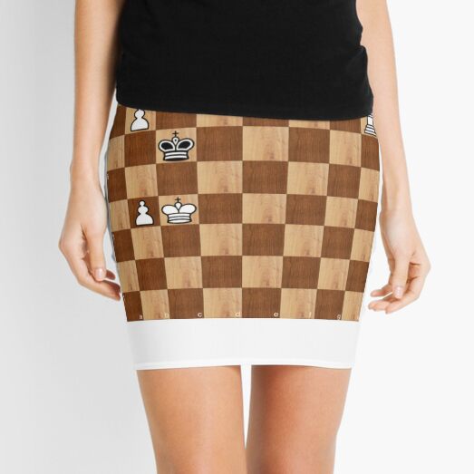 Game of Chess, #bishop, #capture, #castle, #check, checkmate, chess, chessboard, chessman Mini Skirt