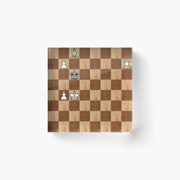 Game of Chess, #bishop, #capture, #castle, #check, checkmate, chess, chessboard, chessman Acrylic Block