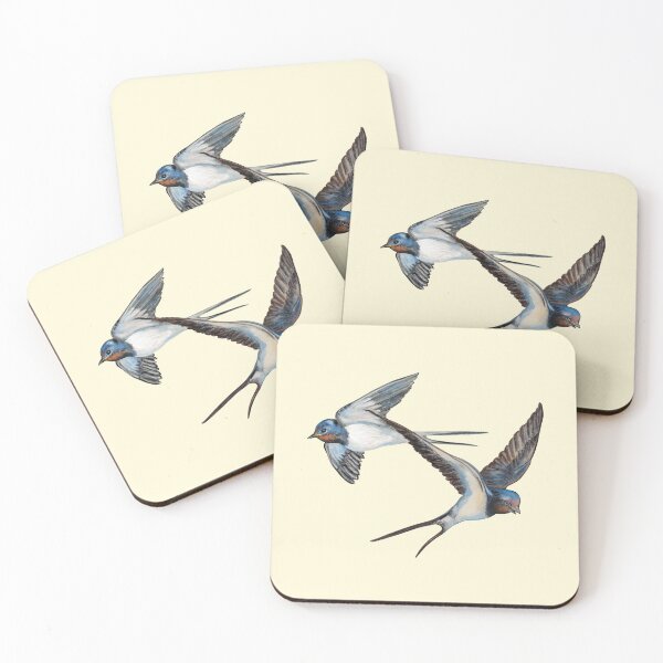 Item preview, Two Barn Swallows In Flight designed and sold by Julia Doria.