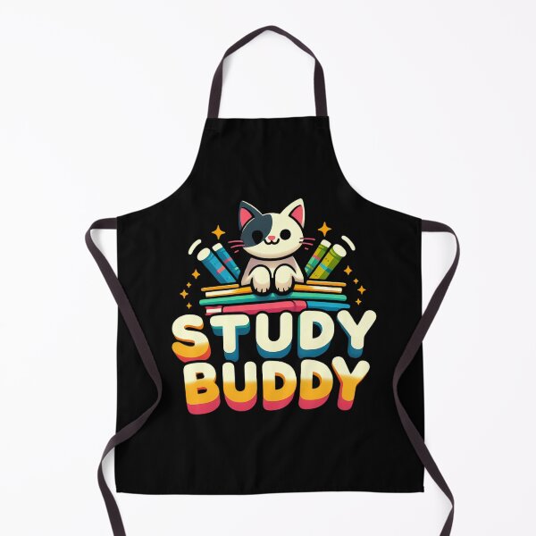 Item preview, A Cute Cat With Study Buddy designed and sold by Haji Kamora.