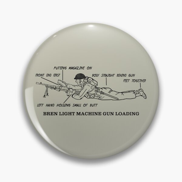 Item preview, Bren Gun British WW2 Instruction Diagram designed and sold by MilitaryMart.