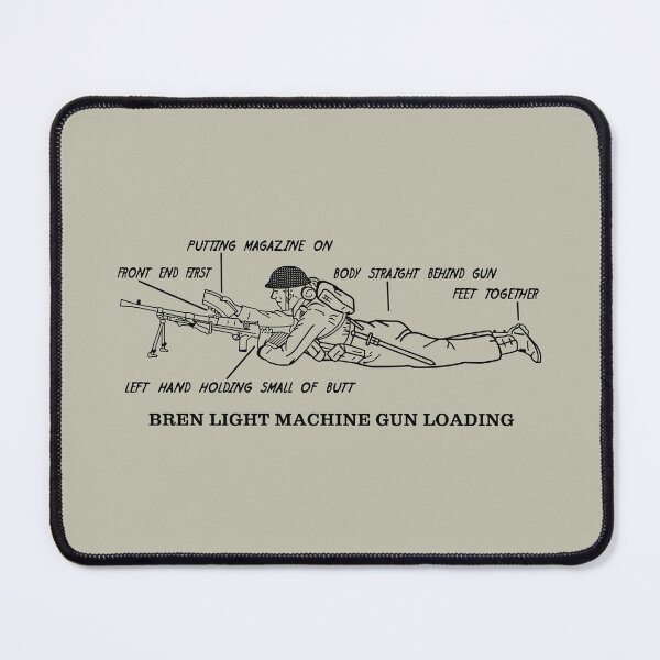Item preview, Bren Gun British WW2 Instruction Diagram designed and sold by MilitaryMart.
