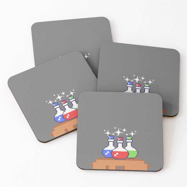 Item preview, Pixel Potions in Gray designed and sold by KelpieK.