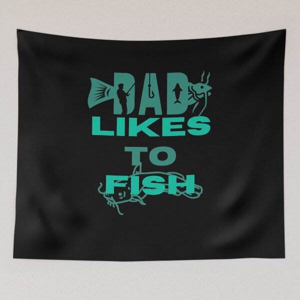 Item preview, Dad likes to fish designed and sold by CatfishCreation.