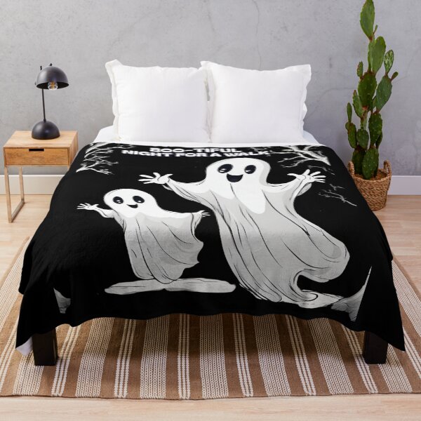 Item preview, Boo-Tiful Night For A Walk - Cute Ghosts - Halloween Design designed and sold by signshirtz.