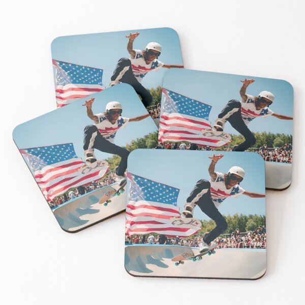 Item preview, Usa flag and  Skateboarding Olympics designed and sold by savarona.