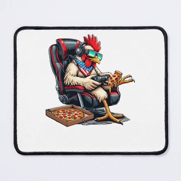 Item preview, Chicken Pizza American 4th Of July Gaming Controller Gamer designed and sold by Artistoos.