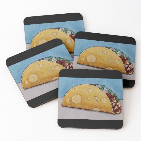 Item preview, Taco dorado * golden taco designed and sold by ImitationArt.