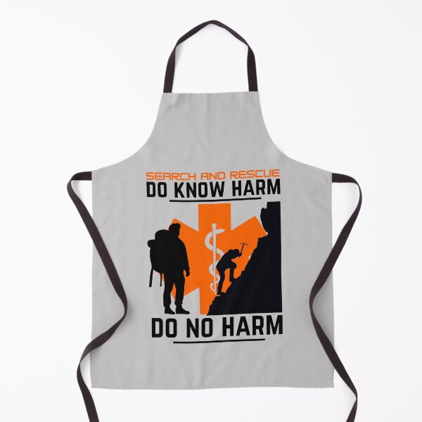 Item preview, Search and Rescue Medic SAR Orange Star of Life Medical Motto Do Know Harm Do No Harm designed and sold by TheContactor.