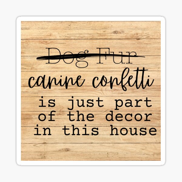 Item preview, Canine Confetti Dog Sticker Magnet designed and sold by Tammy Marie Russell.