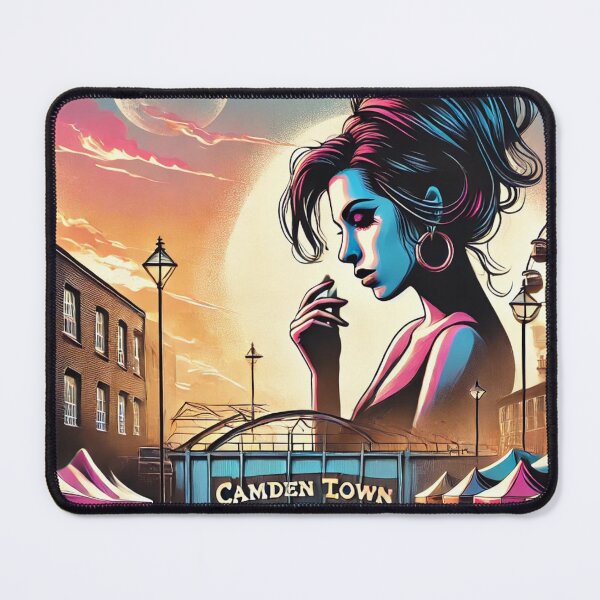 Item preview, CAMDEN TOWN AMY Digital Art TravelPoster designed and sold by TravelMarvel.